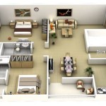 2 Bedroom Flat House Plan