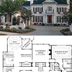 Classic Colonial Home Floor Plans