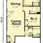 Narrow Single Story House Plans