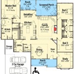 One-Story Wheelchair Accessible House Plans